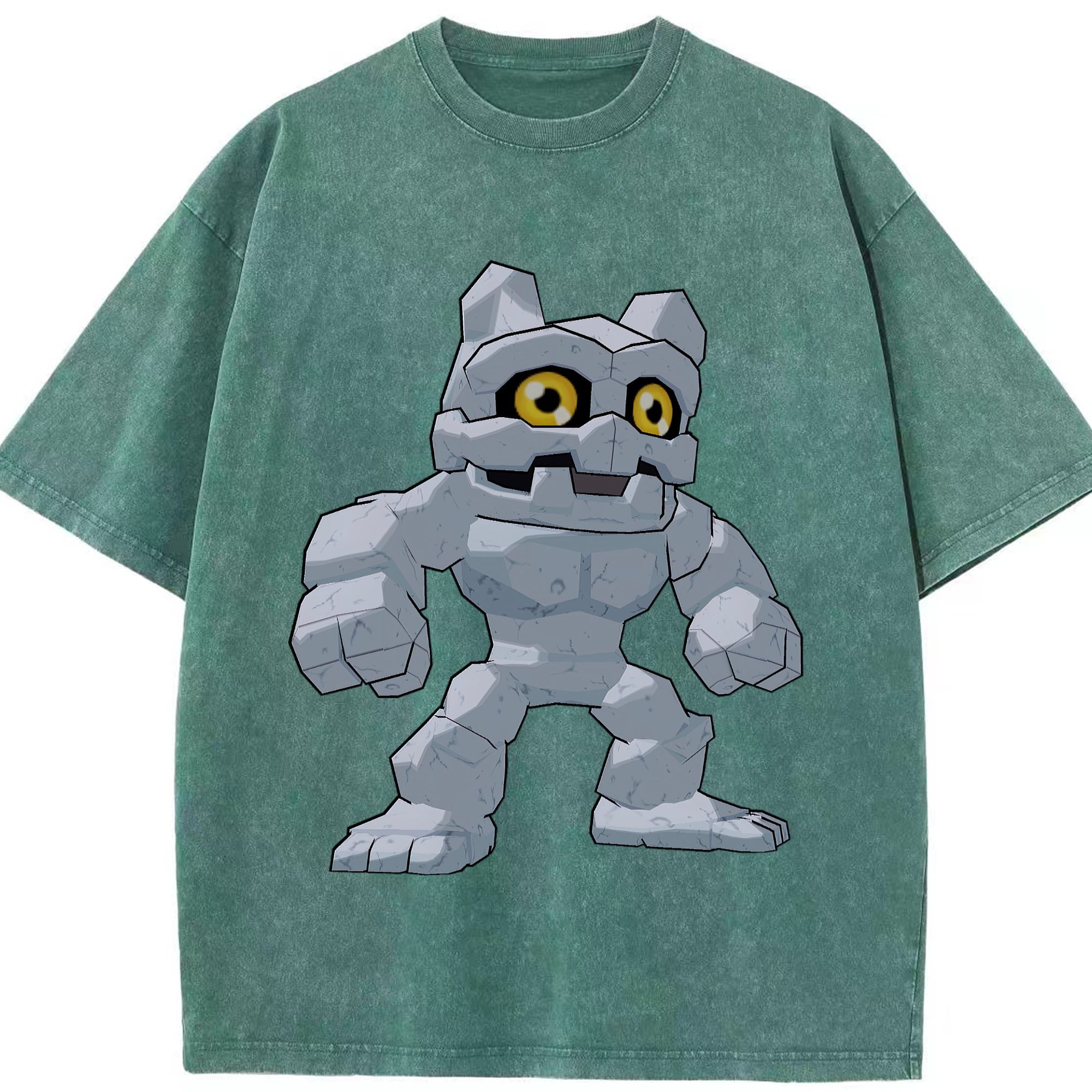 （画像用） Digimon デジタルモンスター/デジモン 綿100% ヴィンテージ風 半袖Tシャツ（フロントプリント）